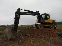Volvo EW 210C am 16.11.2008 bei Besch