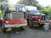 Volvo F88 und H6 Pritsche beim Oldtimer und Bulldgtreffen in Markleeberg 2005