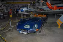 Jaguar E-Type im Museum für Luftfahrt- u. Technik in Wernigerode. - 08.01.2015