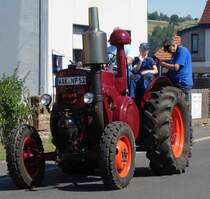 Pampa, als Teilnehmer des Festzuges anl. der 2015er Oldtimerausstellung in Pferdsdorf/Thüringen, 08/2015
