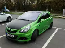 Opel Corsa OPC Nürburgring Edition am 14.11.15 in Weinheim