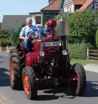 Pampa, als Teilnehmer des Festzuges anl. der 2015er Oldtimerausstellung in Pferdsdorf/Thüringen, 08/2015
