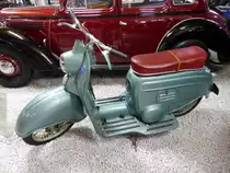 Adler Junior im Technikmuseum Speyer am 02.11.2015 (Baujahr 1951, 4 PS, 90 cm³ Hubraum)