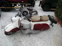 IWL (Industriewerke Ludwigsfelde) SR 59 Berlin im Technikmuseum Speyer am 02.11.2015 (Baujahr 1962, 7,5 PS, 143 cm³ Hubraum, 1 Zylinder)