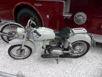 MV Agusta Pullman im Technikmuseum Speyer am 02.11.2015 (Baujahr 1953-56, 5 PS, 125 cm³ Hubraum, 1 Zylinder, 75 km/h Höchstgeschwindigkeit, Gewicht 85 kg)