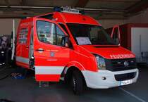 VW LT als Vorausrüstwagen, ausgestellt am  Tag der offenen Tür  der Feuerwehr Langenselbold im August 2015
