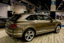 Der neue Bentley Bentayga. Foto: Auto Zürich, November 2015.