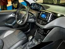 Interior des Peuget 2008. Aufnahme: Auto Zürich, November 2015.