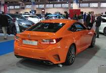 Lexus RC. Aufnahme: Auto Zürich, November 2015.