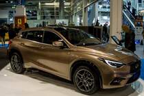 Infiniti Q30 (Rückansicht) ausgestellt auf dem Auto Zürich 2015.