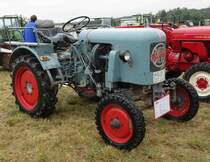 Eicher ED 13, steht im Regen beim Oldtimertag in Seitzenhahn im August 2015