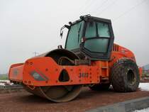 Hamm 3412 am 28.11.2010 auf einer Baustelle in der Nähe von Trier-Föhren