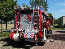 FFW Maintal MAN TGM HLF 20/16 mit dem Funknamen Florian Maintal 3-46-1 am 29.08.15 beim Tag der Offenen Tür in Hochstadt 