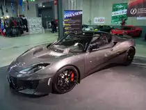 Lotus Evora 400 auf der International Motor Show in Luxembourg, 20.11.2015