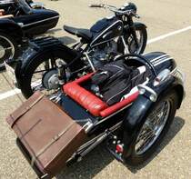 BMW-Gespann mit Steib-Seitenwagen, gesehen beim Oldtimertreff Oberwinden, Juni 2015