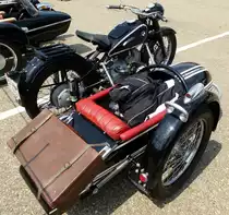 BMW-Gespann mit Steib-Seitenwagen, gesehen beim Oldtimertreff Oberwinden, Juni 2015