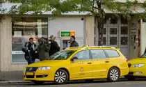 VW Passat B6 Variant als Taxi in Budapest, aufgenommen am 31.10.2015.