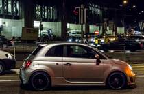 Fiat 500 Abarth, aufgenommen am 30.10.2015.