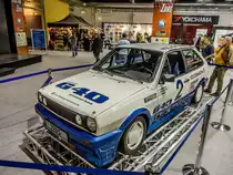 VW Polo G40 mit Turbolader, gesehen auf dem Auto Zürich, November 2015.
