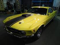 Ford Mustang Mach 1 Coupé (Baujahr 1970) auf der International Motor Show in Luxembourg, 22.11.2015