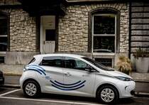 Renault Zoé  Züri Wasser , fotografiert am 30.10.2015.