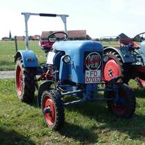 Eicher, ausgestellt beim Deutz-Club Allmus im August 2015