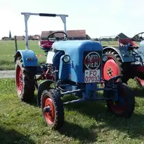 Eicher, ausgestellt beim Deutz-Club Allmus im August 2015