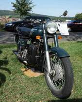 Enfield Diesel, 325 ccm, 6 PS, ausgestellt beim Deutz-Club Allmus im August 2015
