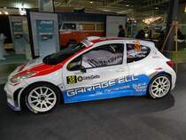 Peugeot 207 S2000 (Tommy Rollinger / Kim Pfeiffer) auf der International Motor Show in Luxembourg, 20.11.2015