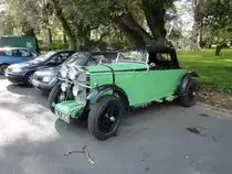 Mir unbekannter Oldtimer am 14.5.2012 / Oldtimer Club „Sunbeam – Talbot – Darracq“ Rallye England-Irland bei einem Zwischenstopp im Schlosshotel Lough Rynn in der Republik Irland / 