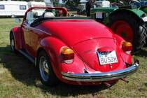 Käfer Cabrio, gesehen beim Deutz-Club Allmus im August 2015