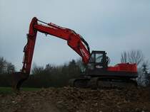 O&K RH 12 LC am 10.12.2006 in der Nähe von Bitburg