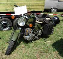 MZ TS 250, Bj. 1977, ausgestellt beim Deutz-Club Allmus im August 2015