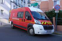 Citroen Jumper als Rettungsdienstfahrzeug, gesehen in Lourdes im September 2015