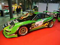 Porsche 911 Cup (Nicolas Werver) auf der International Motor Show in Luxembourg, 22.11.2015