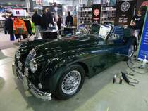 Jaguar XK 140 auf der International Motor Show in Luxembourg, 22.11.2015