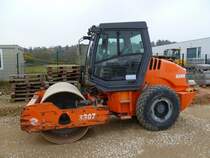 Hamm 3307 eingesetzt bei der Erweiterung eines Gewerbegebietes bei Konz-Könen, 17.11.2013