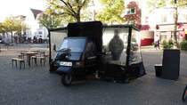 Piaggio vom  KAFFEEFREUND , gesehen in Münster im Oktober 2015