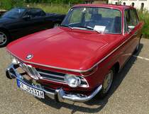 BMW 1800, 4-Zyl.Motor mit 1800ccm und 90PS, Oldtimertreff Oberwinden, Juni 2015 