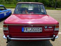 BMW 1800, Heckansicht, Oldtimertreff Oberwinden, Juni 2015