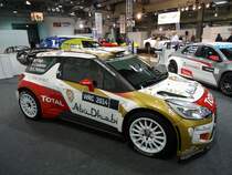 Citroen DS 3 WRC auf der International Motor Show in Luxembourg, 22.11.2015