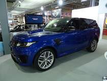 Land Rover Range Rover Sport SVR auf der International Motor Show in Luxembourg, 20.11.2015