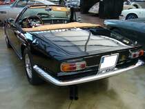 Heckansicht eines Maserati Mistral 4000 Spyder. 1965 - 1970. Classic Remise Düsseldorf am 19.12.2015.