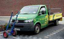 VW T5 der Firma  HERBST , gesehen in Biebergemünd im Dezember 2015