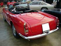 Heckansicht eines Alfa Romeo 2600 Spider Touring. 1961 - 1965. Classic Remise Düsseldorf am 19.12.2015.