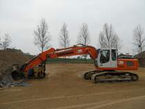 Liebherr R 914C HD-SL Litronic am 12.04.2009 in der Nähe von Echternach (Lux.)