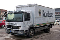 Mercedes Benz Atego 1524 Getränkelaster Nordhausen 20.12.2015