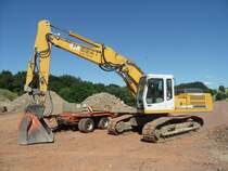 Liebherr R 924B HDSL Litronic am 04.07.2009 in der Nähe von Freudenburg