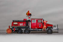 H0 Herpa Modell des Torgelower Tanklöschfahrzeuges IFA G5 mit Figuren von Noch und Preiser. Allen frohe Festtage. - 24.12.2015