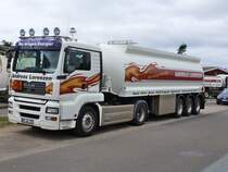 MAN TGA LX Benzintank Sattelzug Andreas Lorenzen auf Föhr am 12.07.2013